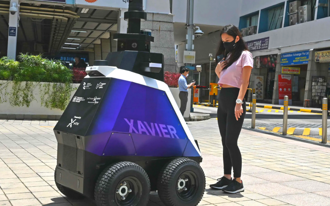 Singapore Unveils ‘Dystopian’ Police Robots